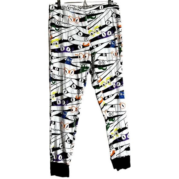 Hyde & Eek Pajama Set Women Large Glow-in-dark Mummy Wrap Halloween Sleepwear - Picture 6 of 16